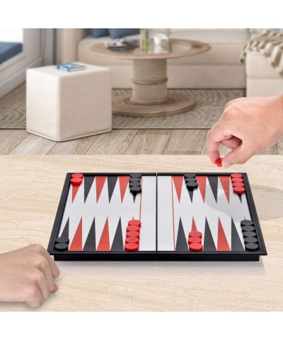 Magnetic Backgammon Board Game Set with Folding Board Travel Games for Kids and Adults $24.02 Board Games