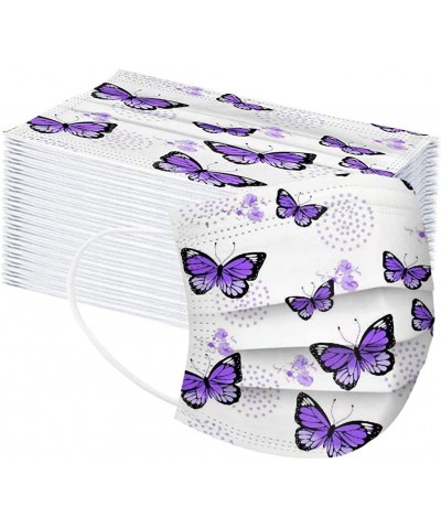 Kids Butterfly Disposable Face_mask 3-Ply Face Bandanas Breathable for Boys Girls $17.87 Kids' Dress-Up Accessories