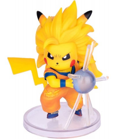 Goku Figure Statues Figurine DBZ Super Saiyan ssj3 Collection Birthday Gifts PVC 4 Inch $45.29 Action Figures