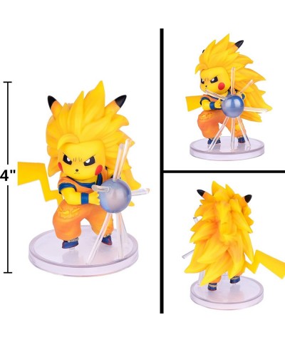 Goku Figure Statues Figurine DBZ Super Saiyan ssj3 Collection Birthday Gifts PVC 4 Inch $45.29 Action Figures