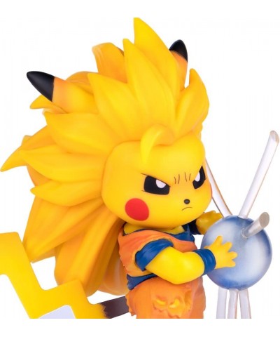 Goku Figure Statues Figurine DBZ Super Saiyan ssj3 Collection Birthday Gifts PVC 4 Inch $45.29 Action Figures