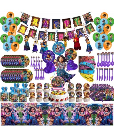 Enchanto Birthday Party Supplies Party Supplies Birthday Party Decorations Serves 10 - Banner Bracelets Gift Boxes Mylar Foil...