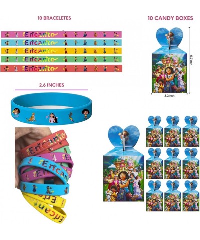 Enchanto Birthday Party Supplies Party Supplies Birthday Party Decorations Serves 10 - Banner Bracelets Gift Boxes Mylar Foil...