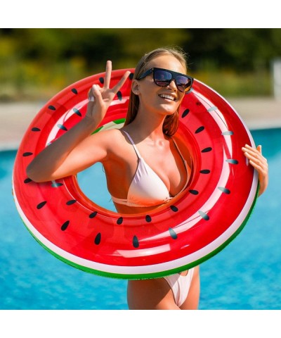 Inflatable Pool Float for Adult Inflatable Pool Float Tube Pool Swim Ring Water Fun Large Blow Up Summer Beach Swimming Raft ...