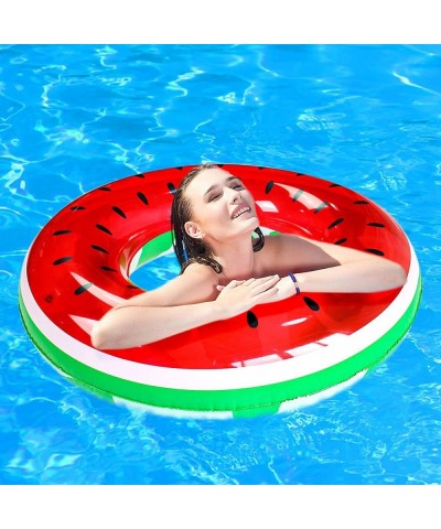 Inflatable Pool Float for Adult Inflatable Pool Float Tube Pool Swim Ring Water Fun Large Blow Up Summer Beach Swimming Raft ...