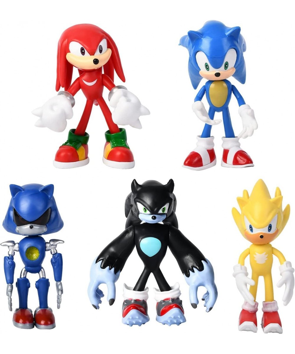 5 Pack Sonic The Hedgehog Toys 4.8'' Tall Sonic The Hedgehog Action Figures Sonic Toy Perfect Kids Gifts. $47.18 Kids' Party ...