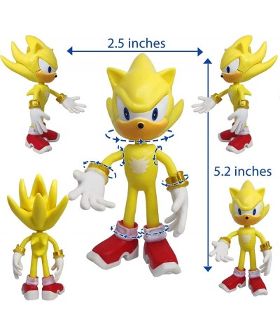 5 Pack Sonic The Hedgehog Toys 4.8'' Tall Sonic The Hedgehog Action Figures Sonic Toy Perfect Kids Gifts. $47.18 Kids' Party ...