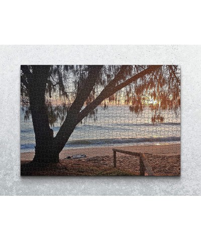 Beach Puzzles for Adults 1000 Piece - Beach Sunrise Landscape Jigsaw Puzzle - Beach Ocean Puzzle - Puzzle Wall Decor - Adult ...