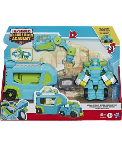 Playskool Heroes Rescue Bots Academy Command Center Hoist -- Converting Action Figure Toy with Trailer and Light-Up Accessory...