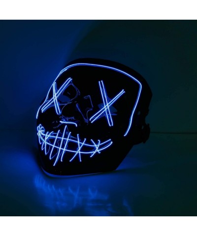 Halloween Mask LED Light Up Scary Glowing Mask EL Wire Light up for Festival Cosplay Party Halloween Costume… $21.42 Kids' Dr...