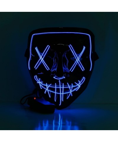 Halloween Mask LED Light Up Scary Glowing Mask EL Wire Light up for Festival Cosplay Party Halloween Costume… $21.42 Kids' Dr...