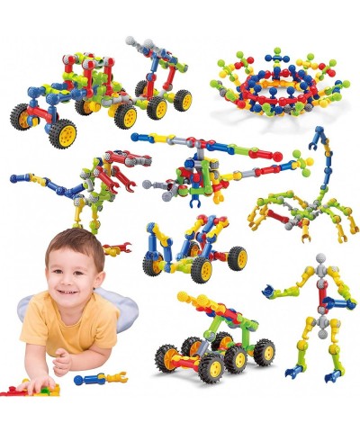 Kids Building Kit STEM Toys 110 Pcs Educational Construction Engineering Building Blocks DIY Learning Set for Ages 3-10 Year ...