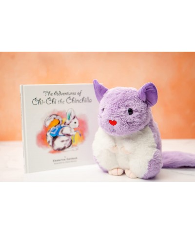 9" Chinchilla Stuffed Plush Animal Toy (Purple) Exclusive $49.16 Stuffed Animals & Teddy Bears