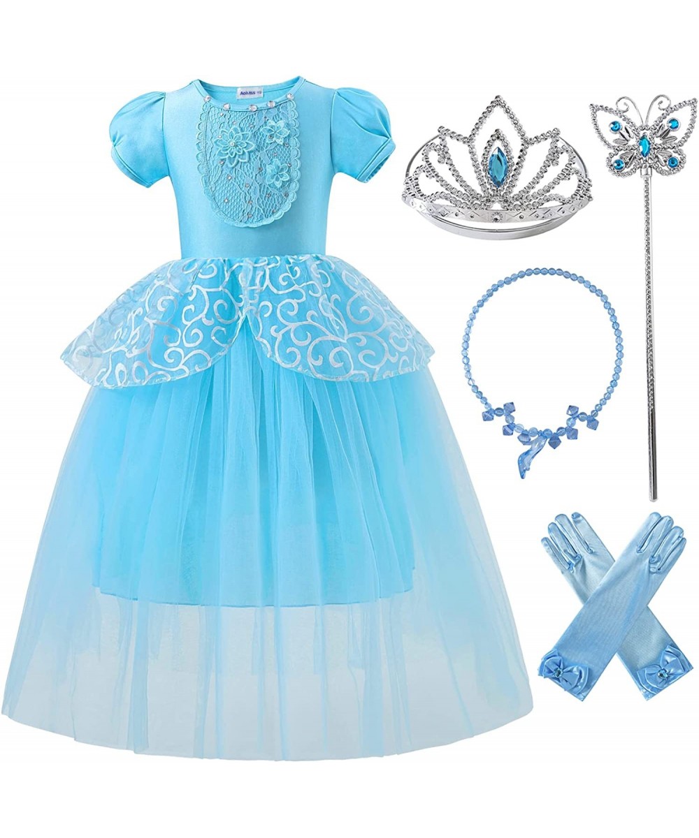 Cinderella Princess Dress Up Clothes for Little Girls Cinderella Costume for Girls Halloween Birthday Chrismax $47.07 Kids' C...