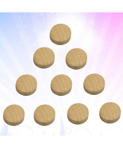 20pcs Wooden Chess Pieces Round Board Games Checker Interactive Educational Toy for Table Battle Game (Wood Color) $17.15 Boa...