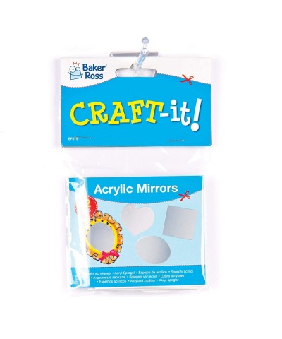 EF579 Shaped Acrylic Mirrors - Pack of 12 for Craft Projects Ideal for Kids to Decorate Arts and Crafts Gifts Keepsakes $18.1...