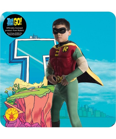 Rubies DC Comics Teen Titans Deluxe Muscle Chest Robin Costume Small $60.89 Kids' Costumes