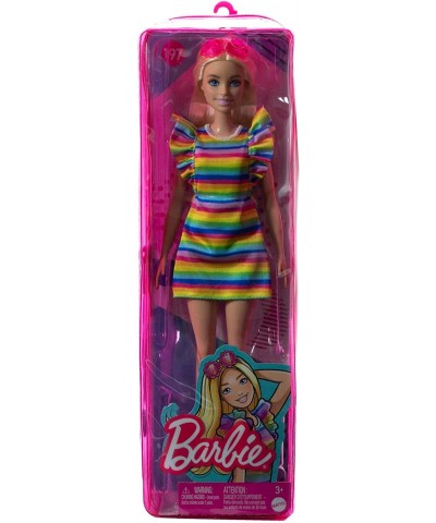 Doll Kids Toys and Gifts Blonde with Braces and Rainbow Dress Fashionistas Clothes and Accessories $18.90 Dolls