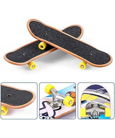 5Pcs Complete Alloy Fingerboard Toy with Tools Street Skateboard Pattern Sensory Finger Toy $19.13 Finger Toys