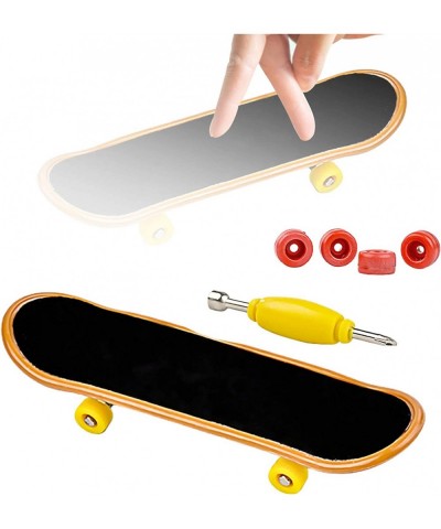 5Pcs Complete Alloy Fingerboard Toy with Tools Street Skateboard Pattern Sensory Finger Toy $19.13 Finger Toys