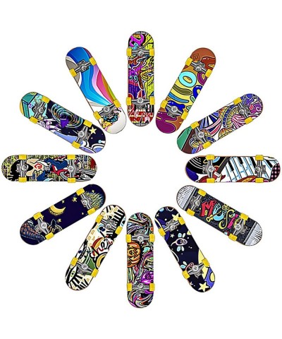 5Pcs Complete Alloy Fingerboard Toy with Tools Street Skateboard Pattern Sensory Finger Toy $19.13 Finger Toys