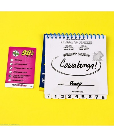 Telestrations 80s/90s Expansion Pack | Featuring 600 Totally Awesome Words Phrases and References | Great New Addition to Tel...