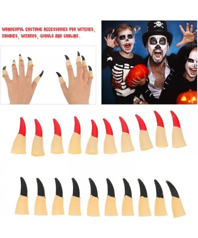 20pcs Witches Fingers Fake Witch Nail Halloween Prank Props Haunted House Supplies Halloween Costume Cosplay Favors Gifts $17...