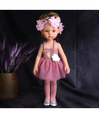 Girl Dolls 14.5 Inch Fashion Dolls Wearing Short Skirt、 Shoes、 Coat、 Blond Hair Realistic Dolls for Kids Over 3 Years Old Bir...