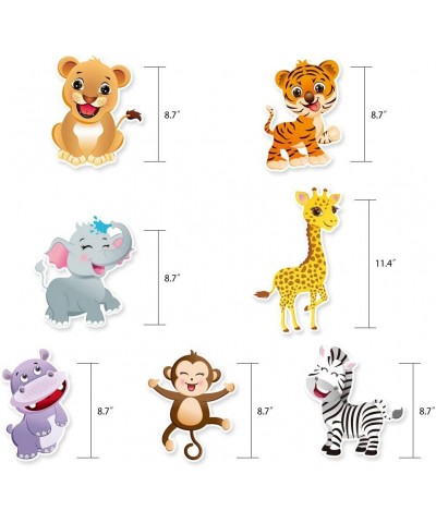 Zoo Jungle Animals Party Centerpieces - 21PCS Safari Theme Party Decorations Table Toppers for Kids Birthday Baby Shower Part...