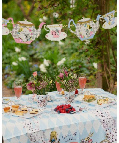 Truly Alice Hanging Teapot Bunting (13 Ft.) for a Tea Party Multicolor $38.14 Kids' Party Decorations