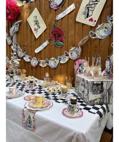 Truly Alice Hanging Teapot Bunting (13 Ft.) for a Tea Party Multicolor $38.14 Kids' Party Decorations