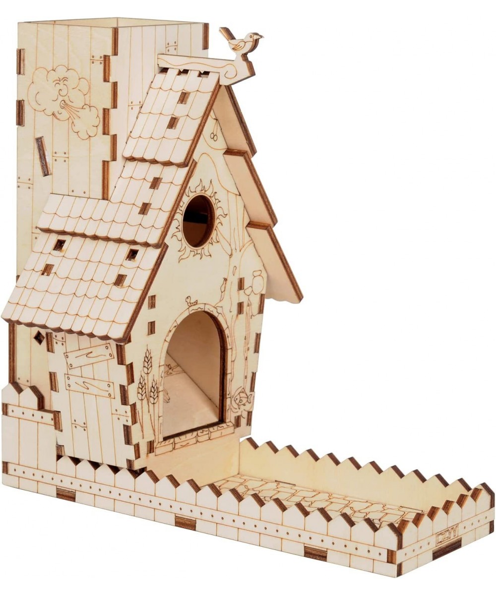 Bird Feeder Dice Tower with Tray Wood Laser Cut Perfect for Wingspan and Other Tabletop Games $34.46 Game Accessories