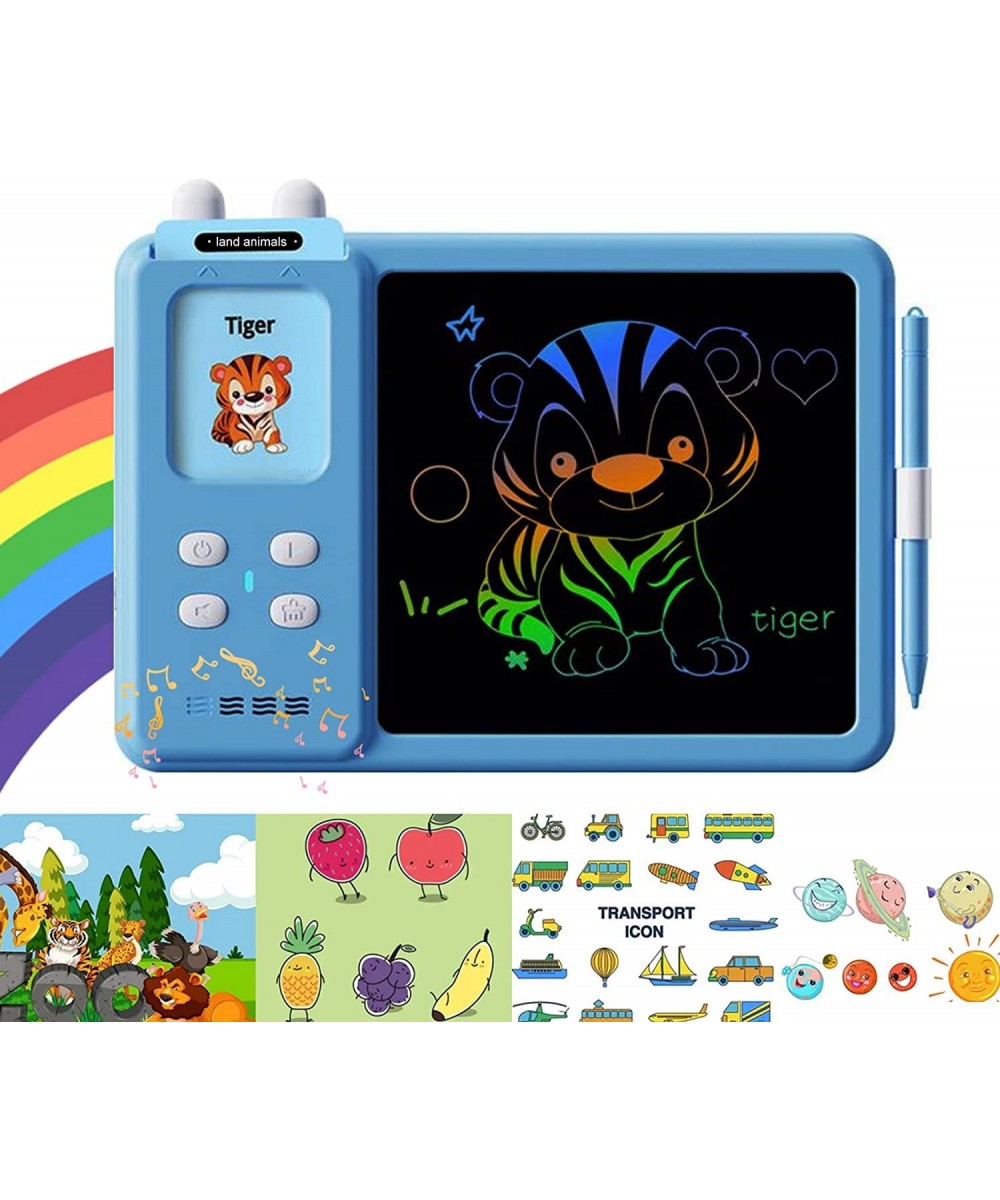 Toddler Doodle Board 4 in 1 LCD Writing Tablet with Learning Flash Cards Drawing Pad Learning and Educational Toys Preschool ...