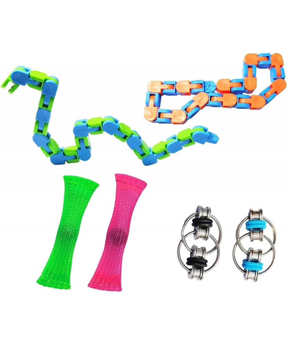 6 Pack Stress Relief and Anxiety Relief Fidget Toys Flippy Chain Marble Mesh Wacky Tracks $14.95 Fidget Toys