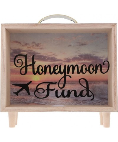 Honeymoon Fund Box Wedding Money Savings Shadow Piggy Bank Travel Savings Adventure Fund Bank with Light Wedding Reception Gi...