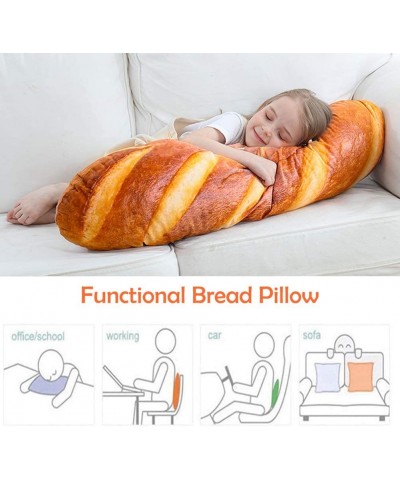 40 in 3D Simulation Bread Shape Pillow Soft Lumbar Baguette Back Cushion Funny Food Plush Stuffed Toy $61.74 Kids' Plush Toy ...