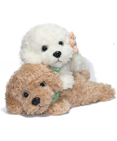 Plush Stuffed Golden Doodle Dog Adorable Poodle Stuffed Animal Toys Soft & Realistic Gift for Kids 11 inch (Light Brown) $35....