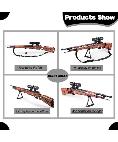 DIY Building Blocks Model Toy Simulation Handheld Shooting Toy Model Kit Building Blocks Gun Blaster Building Bricks Model Se...