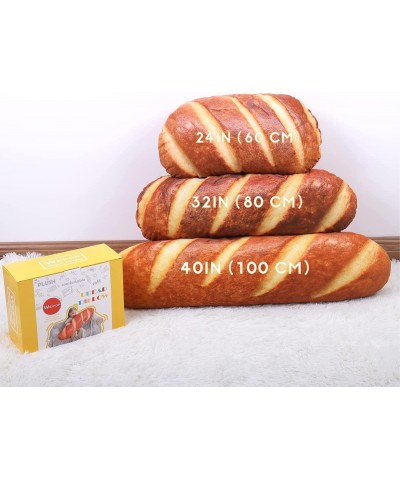 40 in 3D Simulation Bread Shape Pillow Soft Lumbar Baguette Back Cushion Funny Food Plush Stuffed Toy $61.74 Kids' Plush Toy ...