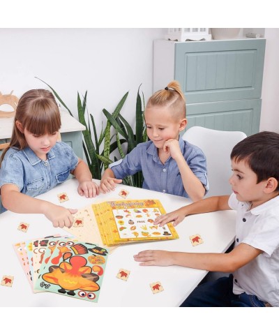 49Pcs Thanksgiving Bingo Card Game Thanksgiving Family Game Falling Leaves Autumn School Classroom Game Family Activities Tha...