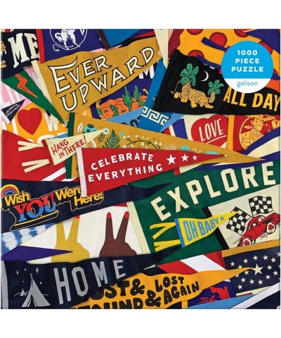 Celebrate Everything Puzzle 1000 Pieces 27” x 20” – Jigsaw Puzzle Featuring a Collage of Colorful Celebratory Messages – Thic...