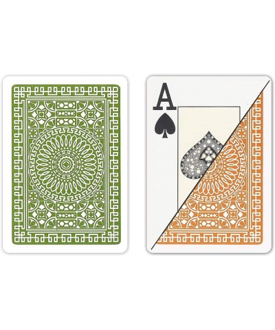 Italian 100% Plastic Playing Cards 2 Deck Set with Hard Shell Case and 2 Cut Cards (Poker Jumbo Index) $29.60 Card Games