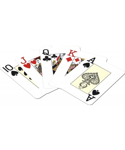 Italian 100% Plastic Playing Cards 2 Deck Set with Hard Shell Case and 2 Cut Cards (Poker Jumbo Index) $29.60 Card Games