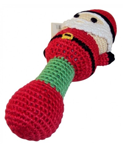 Baby Rattle - Santa Red - Soft Charming and Cuddly Hand Crocheted with Organic Bamboo Viscose Yarn - KidStyle. $22.54 Baby Ra...