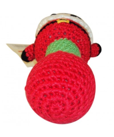 Baby Rattle - Santa Red - Soft Charming and Cuddly Hand Crocheted with Organic Bamboo Viscose Yarn - KidStyle. $22.54 Baby Ra...