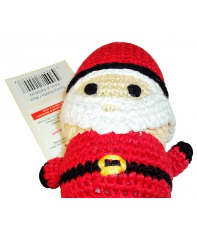 Baby Rattle - Santa Red - Soft Charming and Cuddly Hand Crocheted with Organic Bamboo Viscose Yarn - KidStyle. $22.54 Baby Ra...