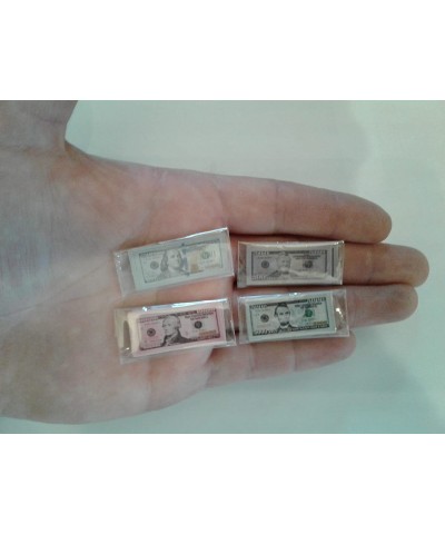 Miniature Play Copy Fake Kids Money 0.5 x 1.2 Inches 10 Pieces 500 1000 5000 10000 for Doll House Accessories Diorama Tiny Ca...