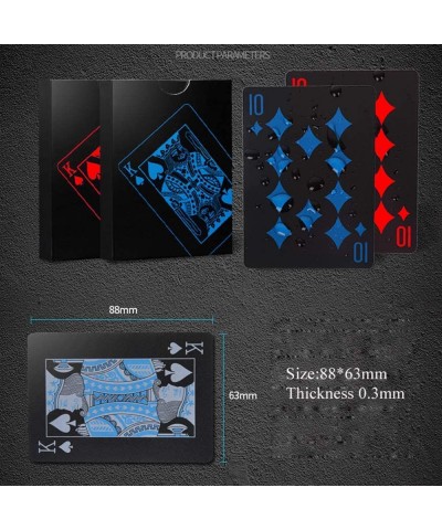 2 Deck of Waterproof Poker Cards and Playing Cards with Flexible Plastic PVC and Classic Trick Cards $17.56 Card Games