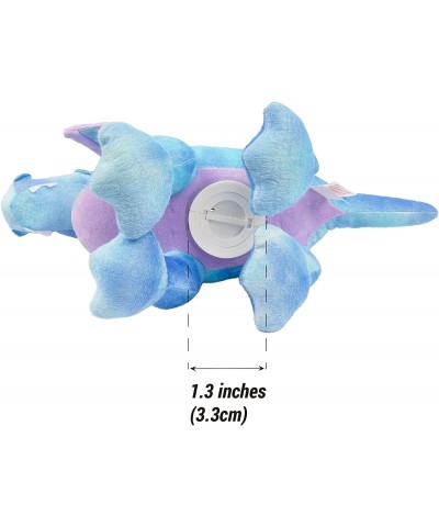 Toys Plush Huggable Blue Dragon Piggy Bank 11'' Long All Embroidered Details Unbreakable Coin Bank for Boys and Girls Educati...