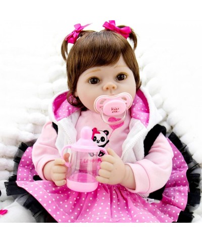 Reborn Baby Doll Accessories Magnet Pacifier Feeding Bottle for 22 inch Lifelike Baby Doll Pink $17.34 Doll Accessories